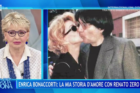 Cosa ha detto Renato Zero ai funerali di Enrica Bonaccorti preview