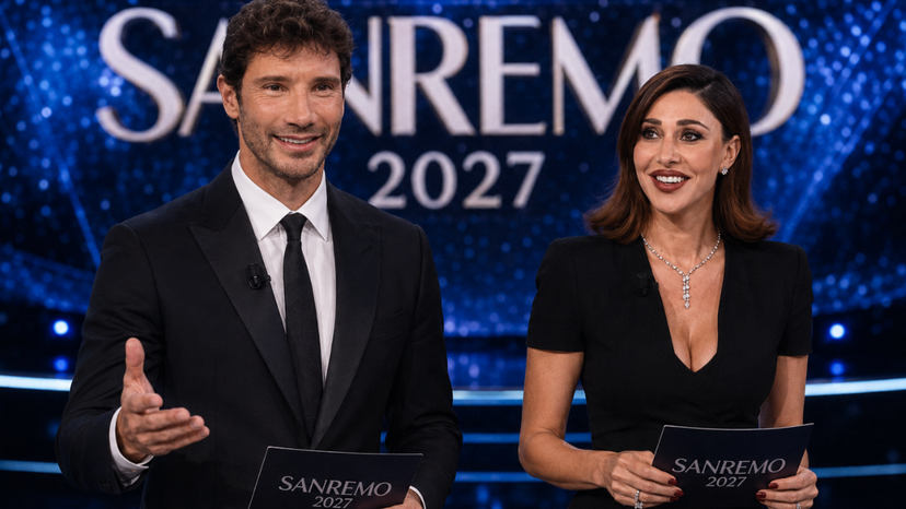 Sanremo 2027, Stefano De Martino vuole Belen Rodriguez sul palco: il piano svelato preview
