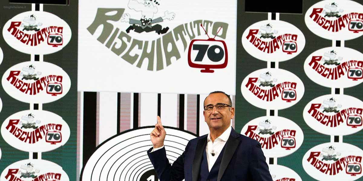 Rischiatutto 70: Carlo Conti conduce il quiz celebrativo, Renato Zero e Luca Argentero fra gli ospiti article-post