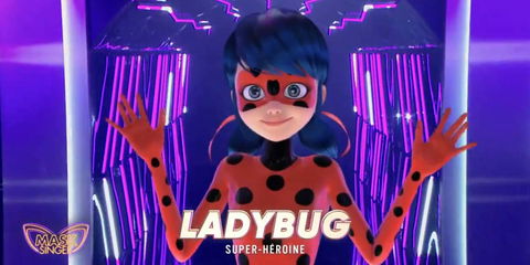 LadyBug (Miraculous) in gara a Il Cantante Mascherato in Francia preview