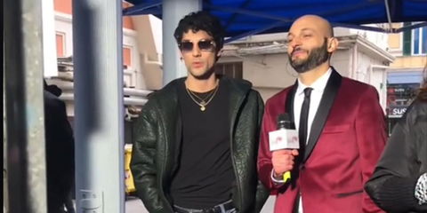 Sanremo 2025: BellaMa’ ha rimbalzato Bresh, il video backstage dell’intervista mancata preview