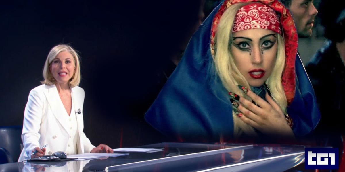 Gaffe del TG1: ‘Judas di Lady Gaga è una canzone sulla Pasqua’ article-post