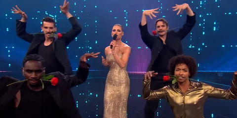 Michelle Hunziker canta Volare: l’esibizione oscurata da Rai ad Eurovision 2025 preview