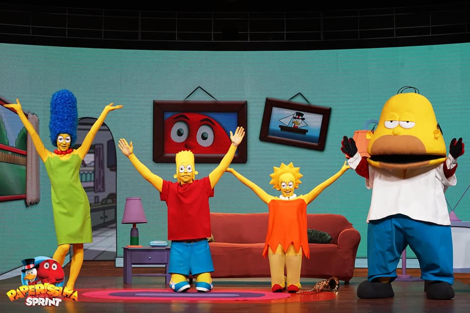 Paperissima Sprint parodia Simpson