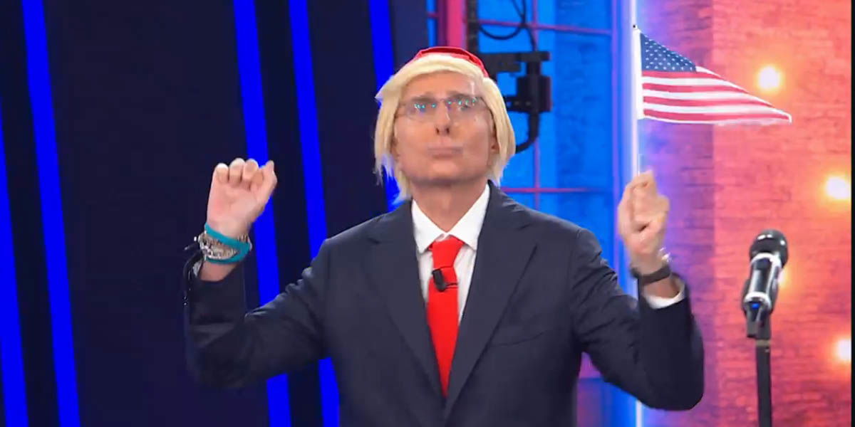 Tu Si Que Vales omaggia Donald Trump? La gag con Paolo Bonolis article-post