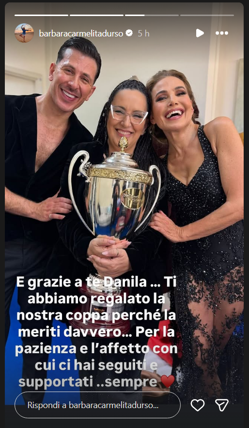 barbara durso coppa ballando con le stelle 