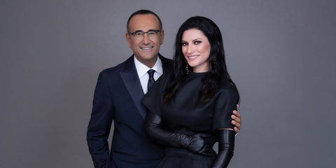 Sanremo 2026 avrà due conduttori fissi: Carlo Conti e Laura Pausini preview