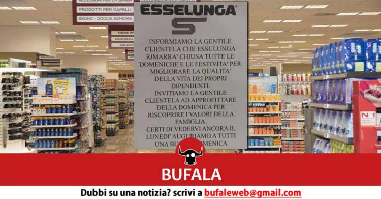 Esselunga in chiusura