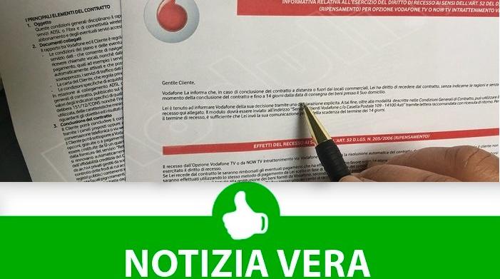 Rimodulazioni Vodafone