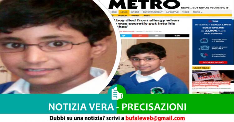 La morte del piccolo Karan