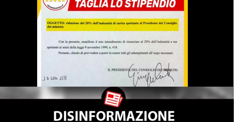 Stipendio Gentiloni