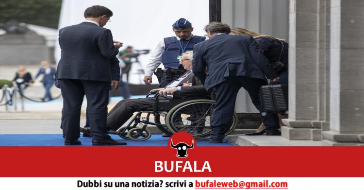 "Juncker che barcolla"