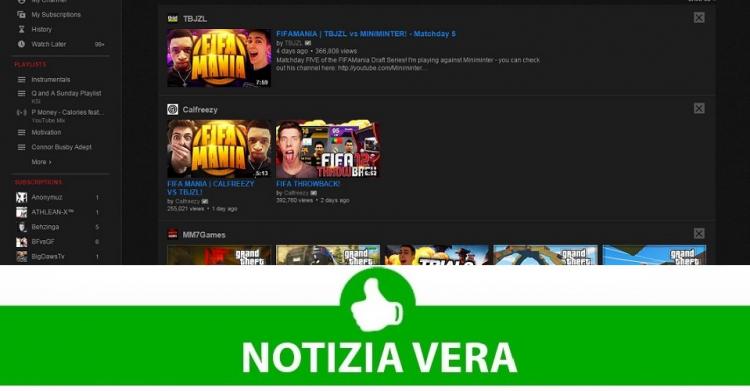 Tema scuro Google