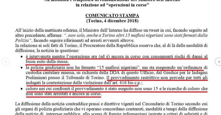 La risposta del procuratore Armando Spataro