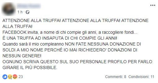 La Raccolta Fondi Su Facebook E Una Truffa