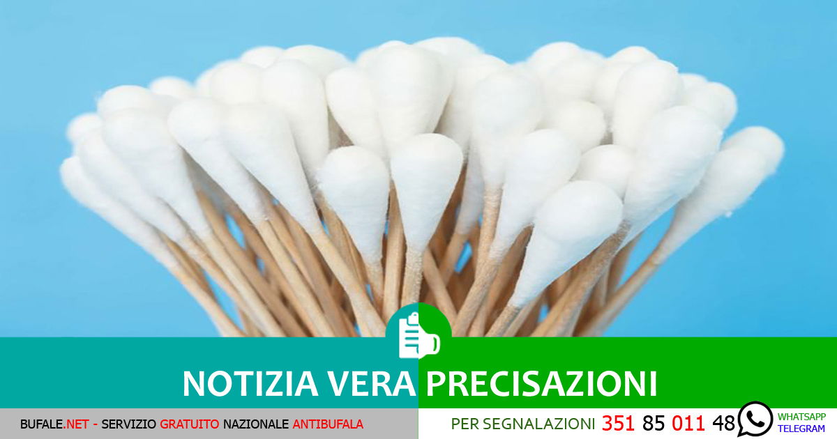 Nel 2019 stop ai cotton fioc non biodegradabili: da domani è vietata la