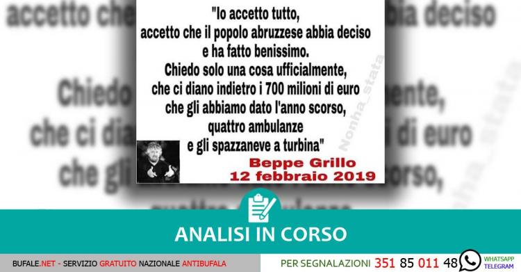 Grillo contestato