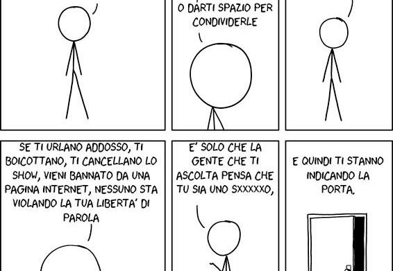 La vignetta sulla censura di XKCD