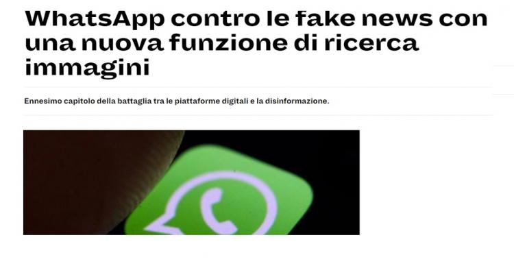 Aggiornamento WhatsApp