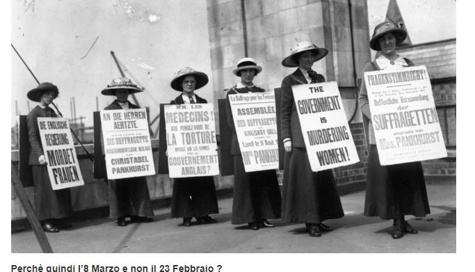 bufala sulla Festa della donna