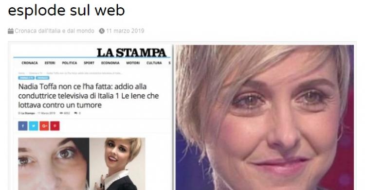 morta Nadia Toffa