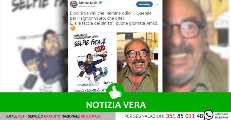 vignetta Vauro contro Salvini