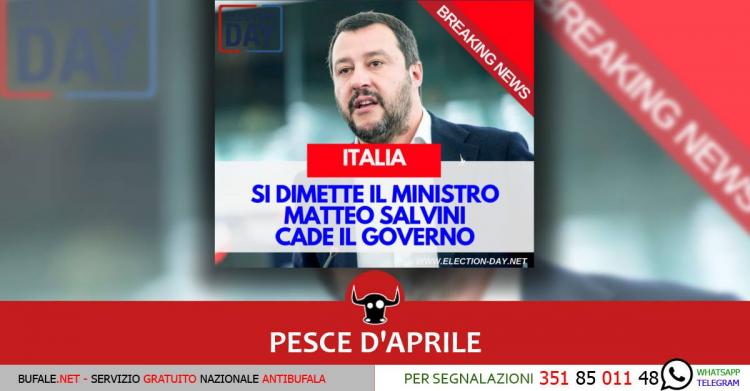 Salvini si dimette