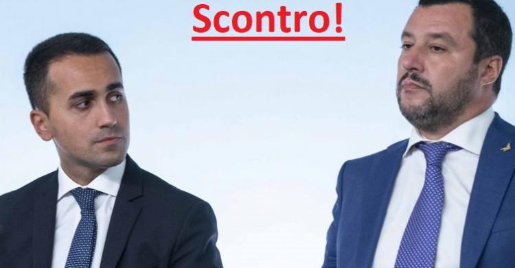 Scontro Salvini-Di Maio