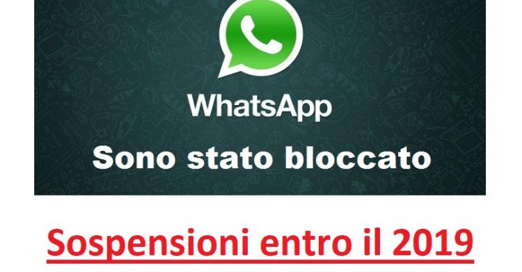 WhatsApp bloccato
