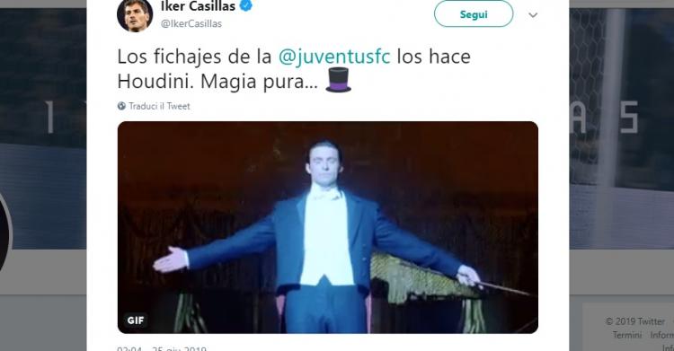 Casillas sulla Juve