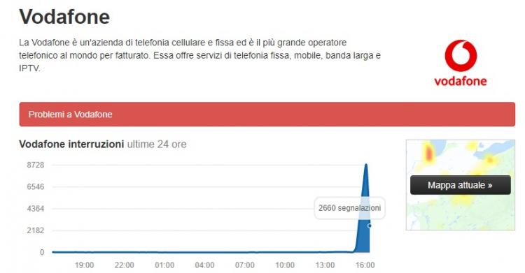 Problemi Vodafone