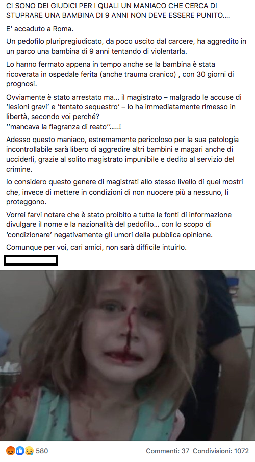Ci sono giudici per cui un pedofilo non deve essere punito...