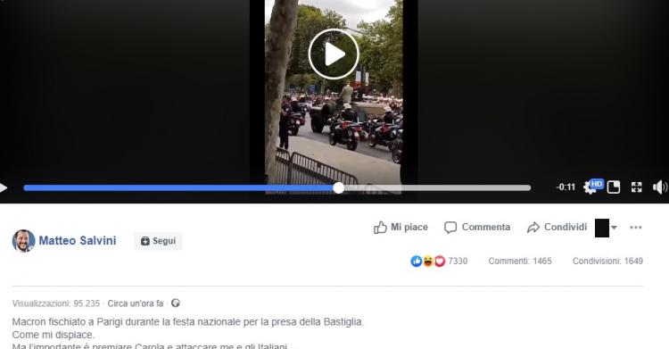 Macron fischiato