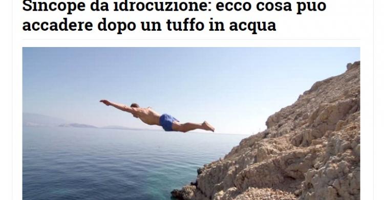 sindrome da idrocuzione