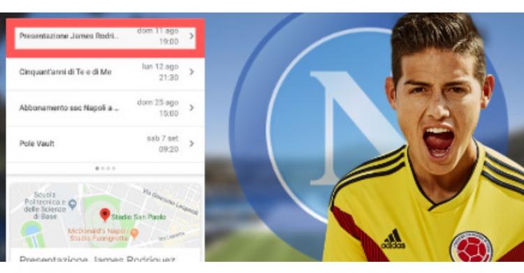 James Rodriguez al Napoli