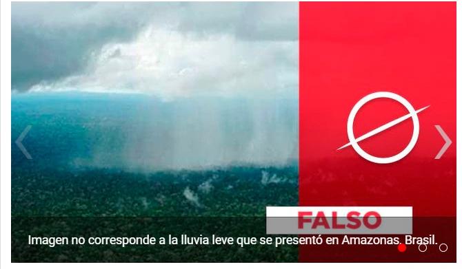 Pioggia in Amazzonia