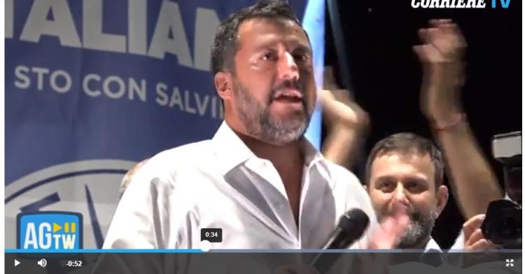 Salvini piange