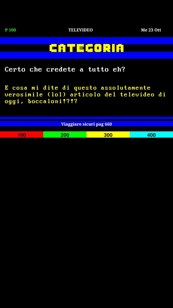 Come questa...