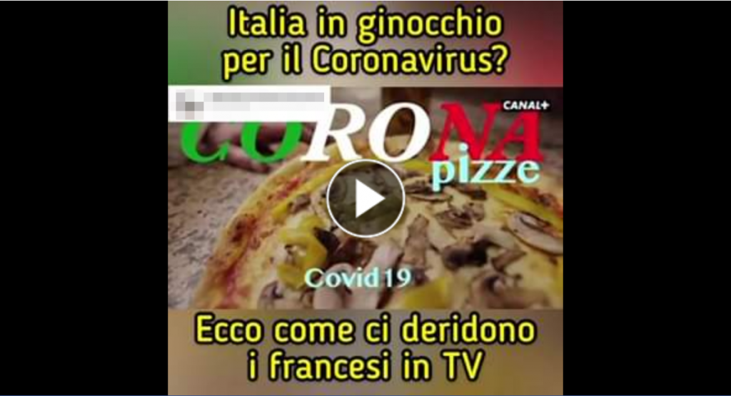 Mentre Giuseppi beve il caffè e si mangia ‘o babbà con Macron, ecco come i francesi ci deridono in TV Andato in onda durante la trasmissione su Canal +, vi rendete conto della gravità? Italia in ginocchio e loro ci ridono e scherzano su...