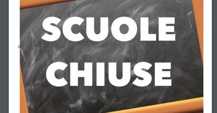 Scuole chiuse