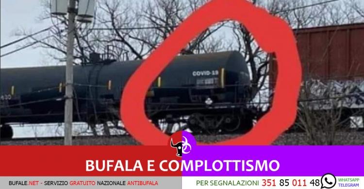Il treno che trasporta COVID19: ennesima bufala