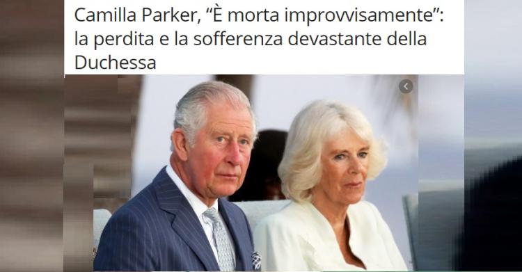Camilla Parker Bowels morta