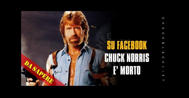 Chuck Norris morto