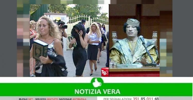 Gheddafi a Roma