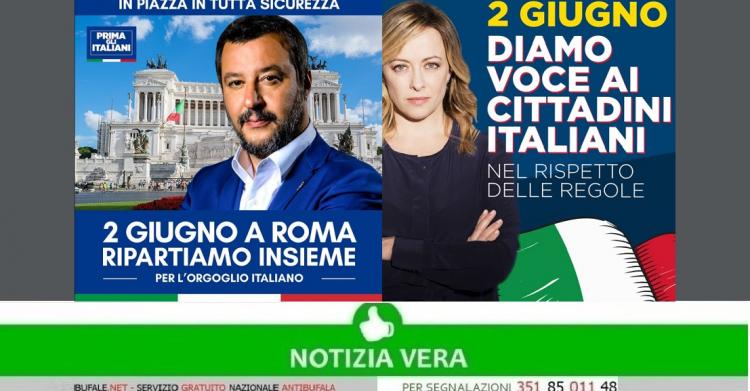 Manifestazione del 2 giugno