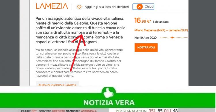 EasyJet su Lamezia Terme