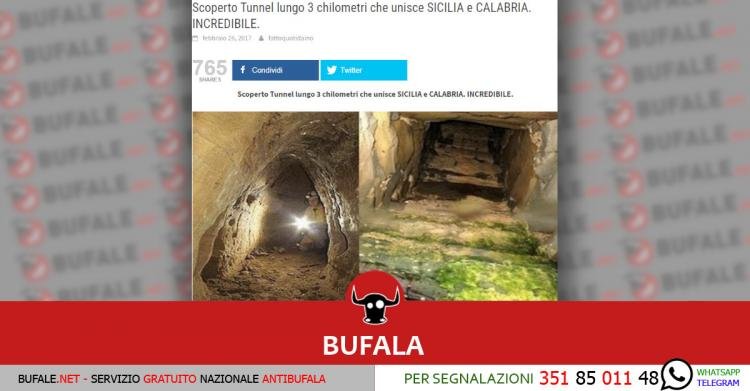 Ritorna la bufala del tunnel che collega Calabria e Sicilia