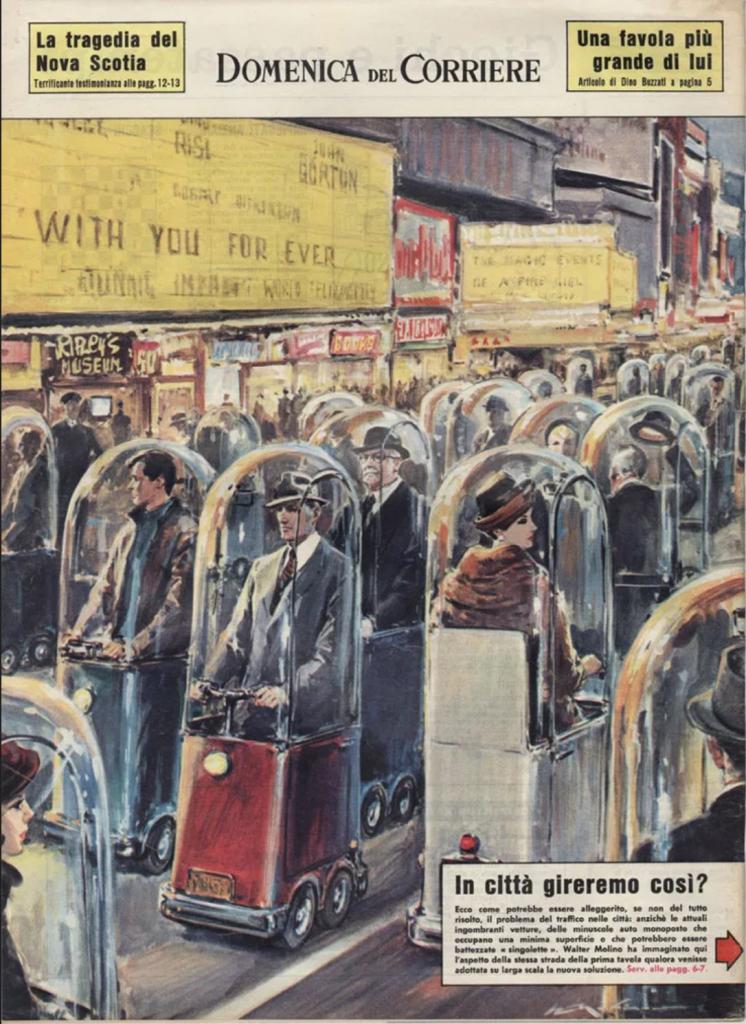 Posteriore della Domenica del Corriere del 16 dicembre 1962.