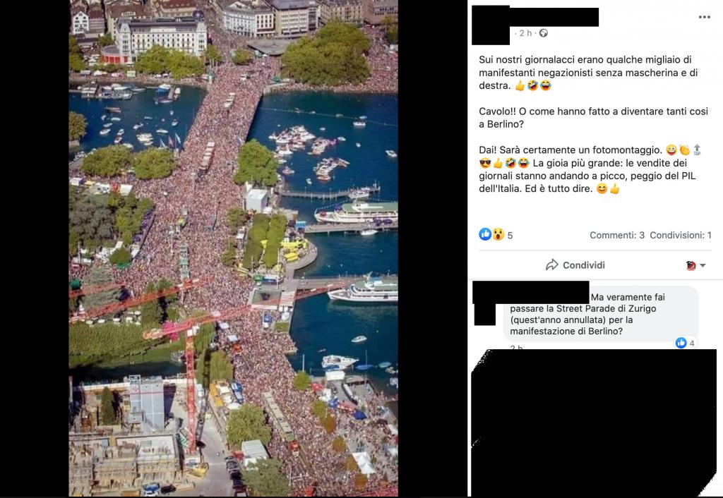 Le foto della manifestazione di Berlino... a Zurigo