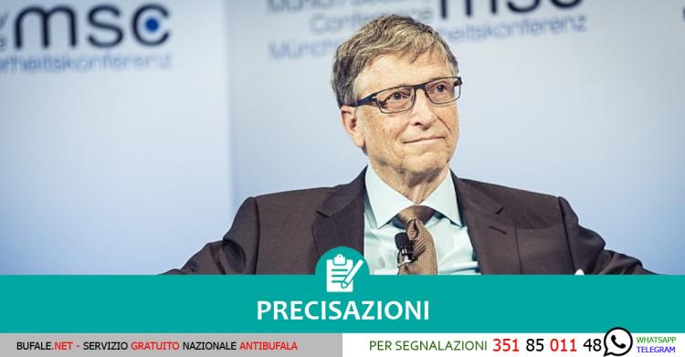 precisazioni bill gates milioni di morti pandemia coronavirus
